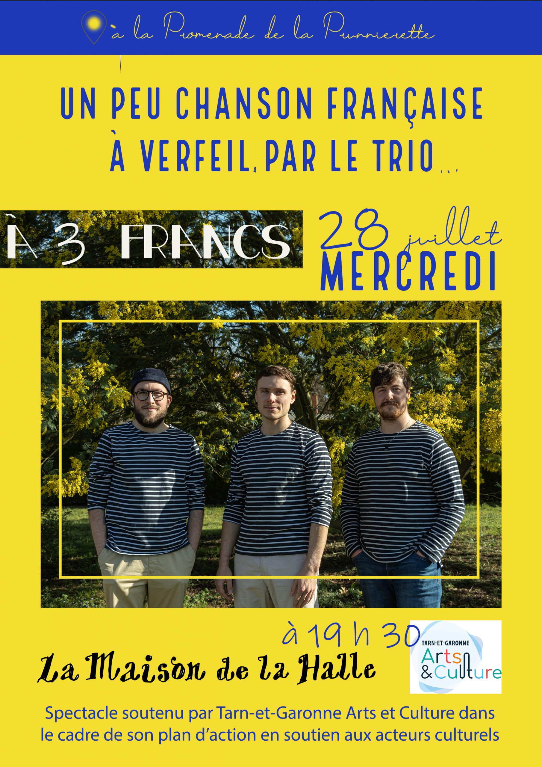 3 francs à La Maison de la Halle